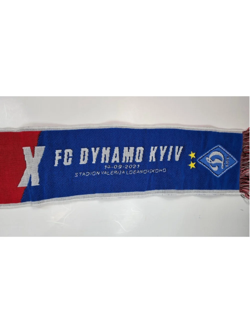 SL Benfica FC Dynamo Kyiv Soccer Scarf 2021 UEFA Champions League Match Portugal